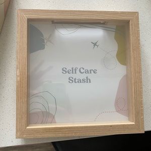 Self care stash piggy bank